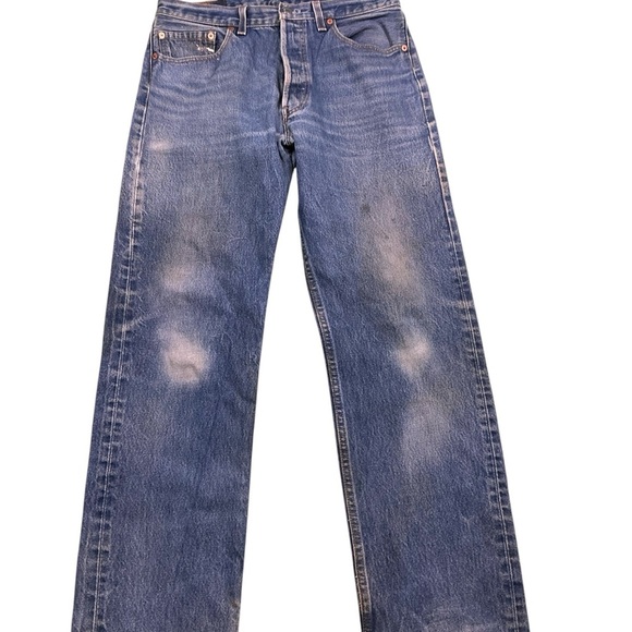 Vintage Levi’s 501XX button fly USA straight leg 32 x 31 - Picture 2 of 9